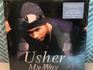 USHER My Way Clear BLUE Vinyl Record LP 20th Anniversary Edition RARE OOP