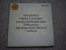 UK Columbia SBO 2753 Beethoven, David Oistrakh trio Sargent
