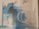 You Me At Six vinyl - Night People SIGNED Blue/White Splatter