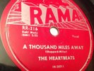 THE HEARTBEATS 78 RPM - A THOUSAND MILES AWAY / OH BABY DON'T RAMA 216 DOO WOP