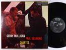 Gerry Mulligan & Paul Desmond Quartet - S/T LP - Verve - MG V-8246 Mono DG