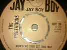 *** INVITATIONS**HOWD WE EVER GET THIS WAY/PICKING UP*  **RARE UK JAYBOY