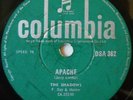 THE SHADOWS - APACHE / QUARTERMASTERS STORES - 78 RPM - SOUTH AFRICA - EXC COND