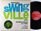 Coleman Hawkins All Stars - Thomas & Dickinson LP - Swingville Mono DG RVG VG+