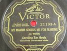 CAROLINA TAR HEELS 78 rpm VICTOR 21193 pre war country EE+