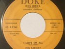 PHIL BARCLAY AND THE SLIDERS I Love Em All/Short Fat Ben 45 Doke rockabilly hear