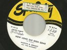 ROCKABILLY R&B bw BALLAD - MARVIN & JOHNNY -  HOW LONG SHE -HEAR- 1954 SPECIALTY