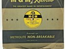 78 RPM Country - Hank Williams - MGM 11000 - Hey, Good Lookin' / My Heart - VG
