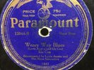 Ida Cox Weary Way Blues/Graveyard Dream Blues Paramount 1443