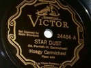 Victor 24484 Hoagy Carmichael-Star Dust (1933) beauty