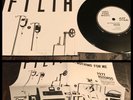 FILTH Don’t Hide Your Hate 7”/Poster Sleeve 1977 Records HC punk KBD helmettes