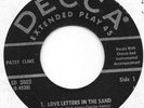 PATSY CLINE Love Letters In The Sand on Decca rare EP HEAR