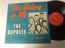The Duprees LP You Belong To Me ORIG