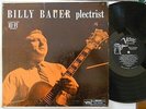 BILLY BAUER PLECTRIST 1957 US 2nd PRESS VERVE MGV-8172 LABEL LP MONO DG