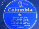 RUDY VALLEE Hey Young Fella Columbia Blue Wax 78 2744-D E+ cond. 1933 HOT DANCE