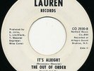 rare GARAGE The Out Of Order It's Alright 45 Rhode Island ex cond 1967 nice