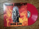 BLACK SABBATH & Rob HALFORD Iron god LP Live Camden 2004 Vinyl couleur RARE