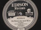 Otto Goritz, Manhattan Male Qt - Edison Diamond Disc 80266 Am Rhein