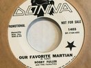 surf rock 45 BOBBY FULLER & THE FANATICS Our Favorite Martian  DONNA listen