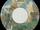RUSH Tom Sawyer promo 45 nm condition