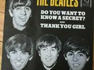 OG  The Beatles 45 Picture Sleeve DO YOU WANT TO KNOW A SECRET Vee Jay VJ-587