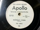 Larks 78 Hopefully Yours / When I Leave These Prison Walls on Apollo DJ MINT-
