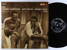 Lionel Hampton/Art Tatum/Buddy Rich Trio - S/T LP - Clef OG Press Mono DG VG++
