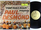 Paul Desmond - First Place Again LP - Warner Bros. - WS 1356 DG