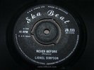 LIONEL SIMPSON   Never Before   MINT   1966 UK SKA BEAT JB 233   Reggae Mod R&B