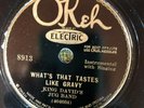 Okeh 8913 King David's Jug Band WHAT'S THAT TASTES LIKE GRAVY 1931 78 rpm A1
