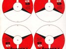 RARE - Original Vintage Label Print Sheet - RANDY'S ( RED )
