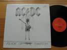 AC/DC - Flick Of The Switch LP - 1980's ALBERT Australia PRESS - ORIGINAL LABEL