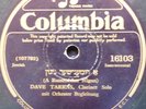 Jiddisch Jüdische Klezmer 78 U/Min- Dave Tarras- Clarinet- Romanishe Doina /