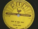 ROCKABILLY 78 - WARREN SMITH - ROCK 'N' ROLL RUBY-  SUN- 239