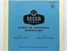 LXT 5346 MICROGROOVE FREQUENCY TEST RECORD - DECCA LP MINT 