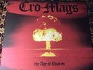 CRO-MAGS Age Of Quarrel BLACK VINYL Agnostic Front Youth Of Today
