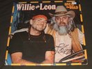 Willie Nelson Leon Russell 2 LP Signed   1979
