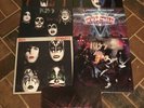 KISS 8 LP LOT: SOLO'S, Alive(w/Booklet), DYNASTY, Debut, VINNIE VINCENT INVASION