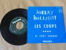 Vinyle 45t johnny hallyday 373 811 les coups juke box