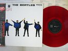 BEATLES HELP EMI/ODEON EAS-70134 Japan OBI MONO CLEAR RED VINYL VINYL LP