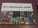 FENDER MUSICAL INSTRUMENTS ON THE GO CATALOG FOR 1968 CLEAN 45 PAGES GUITARS