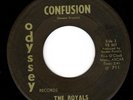 Super-Cool GARAGE PSYCH 45 - THE ROYALS - CONFUSION on ODYSSEY - HEAR