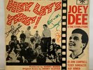 Joey Dee David Brigati AUTOGRAPHED VINYL JACKET NO RECORD
