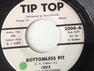CHUCK & THE DAYLIGHTERS - BOTTOMLESS PIT /CAN'T STOP CRYING-TIP TOP PROMO.JKELLY