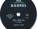 1959 TRAVIS & BOB Rock'n Roll 78 RPM Record. Tell Him No