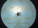 LIGHT BLUE ZONOPHONE 10'' Disco Zonofono X-1555 - 78 rpm record ENRICO CARUSO