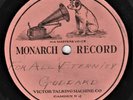 MONARCH TEST PRESSING -- Herbert Goddard : For All Eternity - 1902 - 78 rpm
