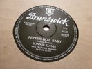 BONNIE DAVIS PEPPER-HOT BABY / FOR ALWAYS DARLING BRUNSWICK 05507 78 RPM EX RARE