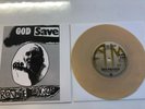 SEX PISTOLS GOD SAVE THE QUEEN - CREAM MARBLE VINYL RONNIE/MYRA SLEEVE