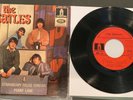 The Beatles 1967 Strawberry Fields Forever EP France 1st Press w/ Sleeve FlipBac